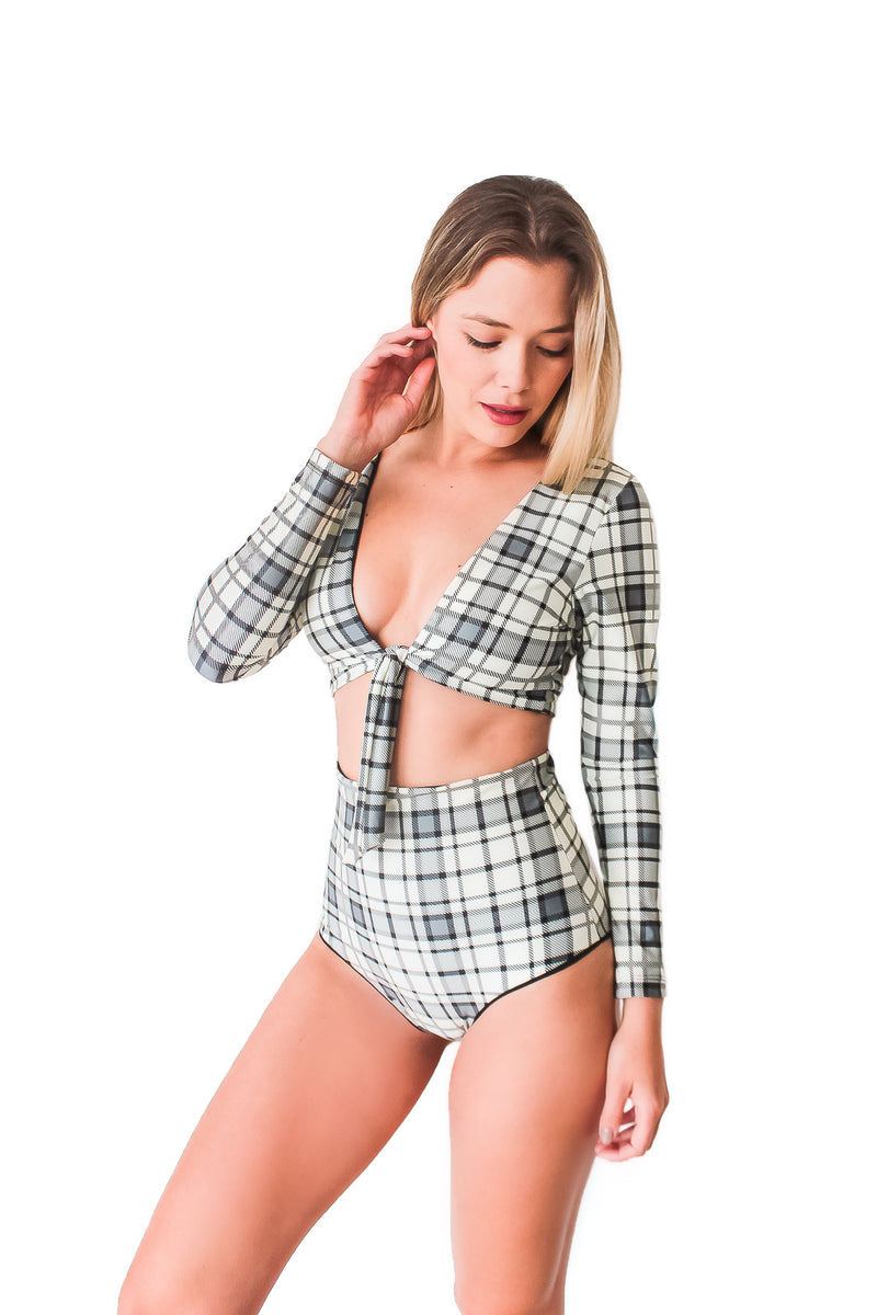 PEARLY Plaid SUPER HIGH WAIST panty